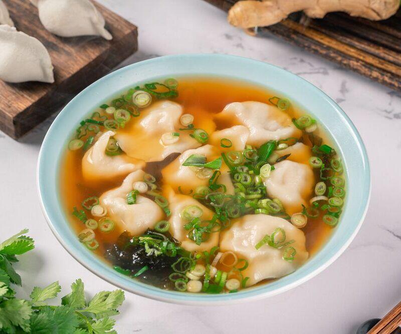 Three Flavor Dumpling Soup