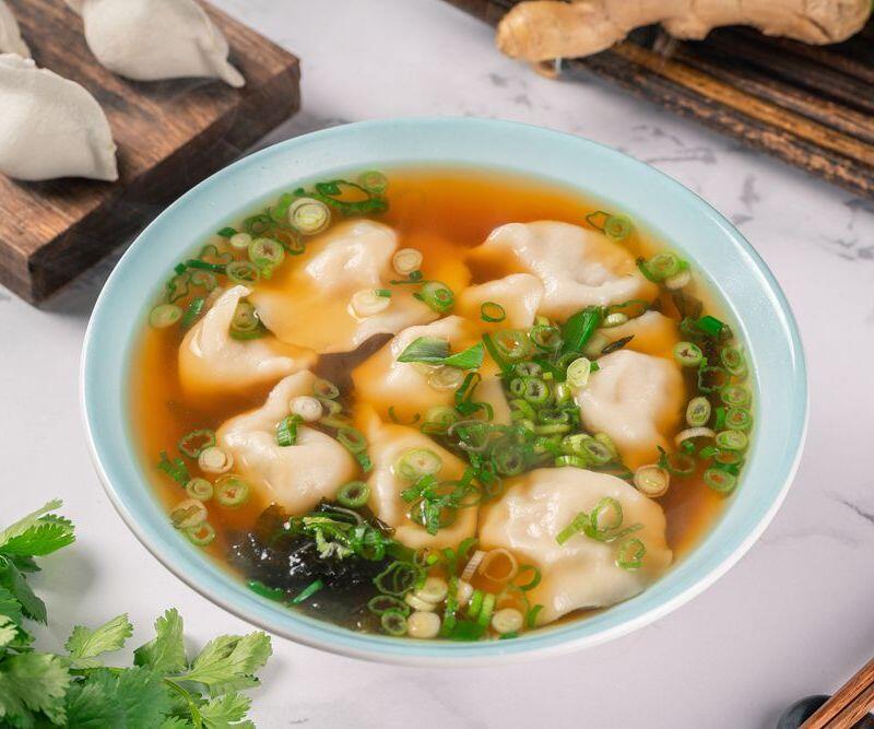 Chicken And Corn Dumpling Soup